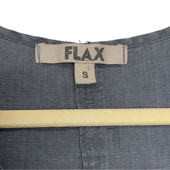 FLAX Solstice Linen Dress With Pockets - Size Small - Picture 6 of 8